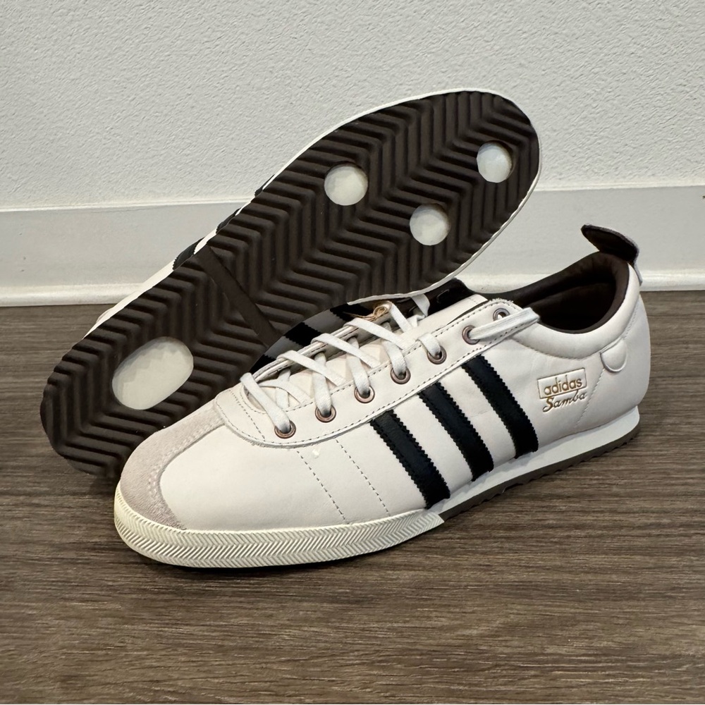 Adidas Samba 62 'White Black Brown' sz 13 - Picture 3 of 5